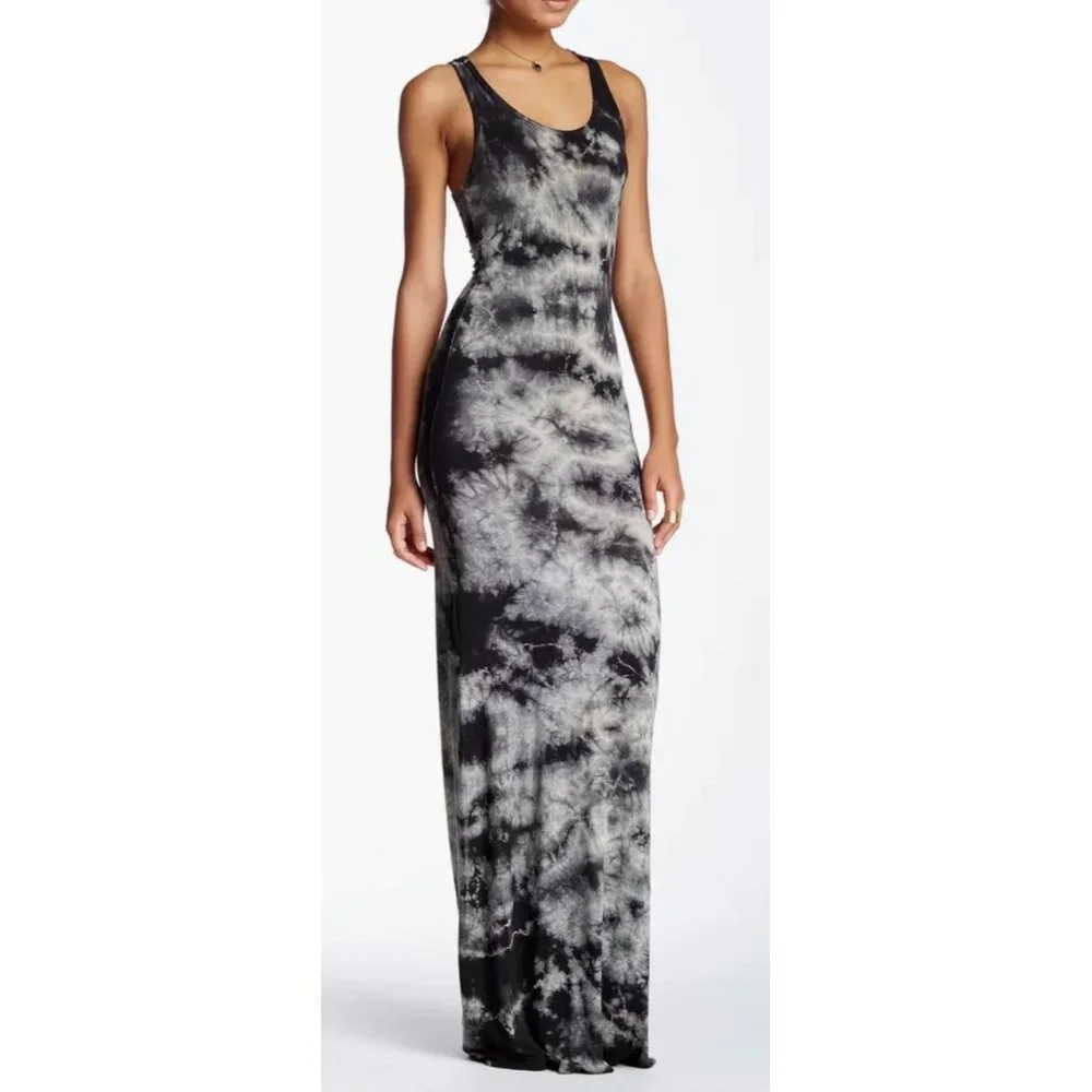 Go Couture Tie-Dye Longline Tank Dress Medium - Picture 7 of 14